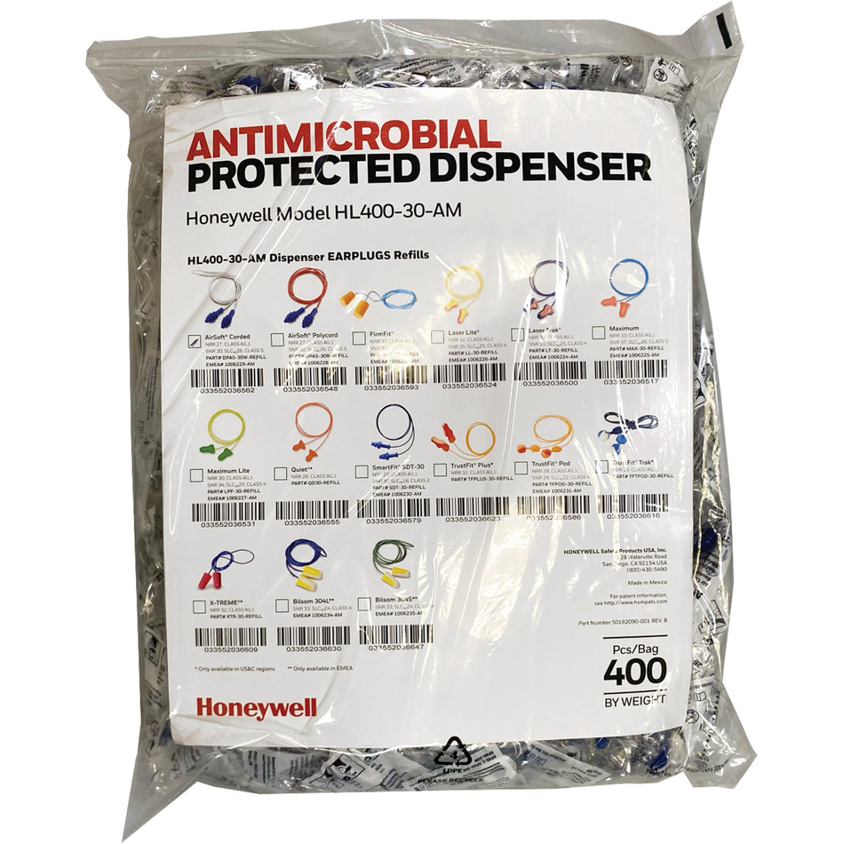 AS-30W Earplugs Refill for HL400 Dispenser - SHG432