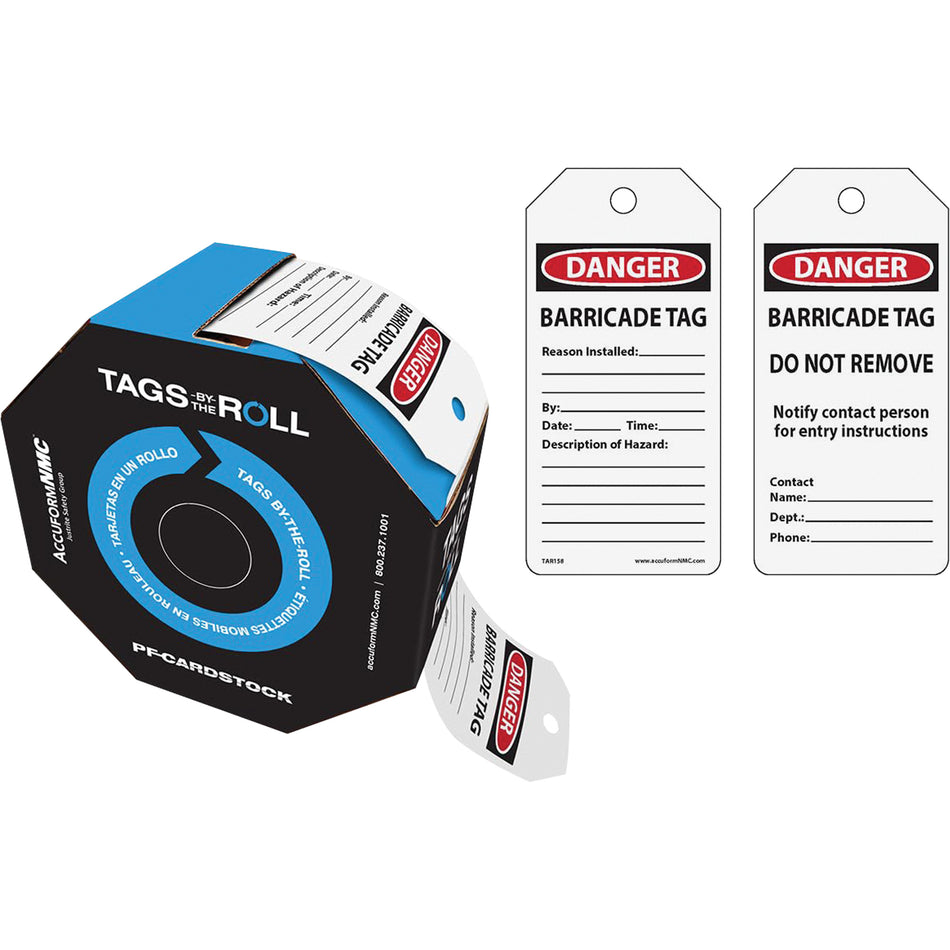 Danger Barricade Tags - SHG845