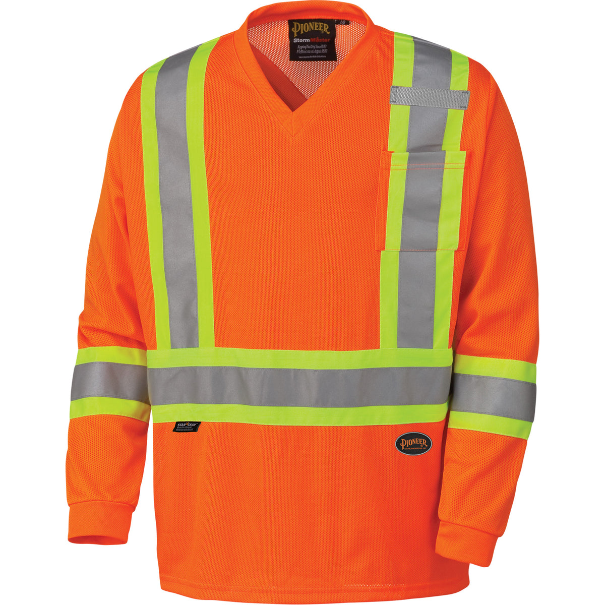 6984 Traffic Micro Mesh Long-Sleeved Safety Shirt - SHH627
