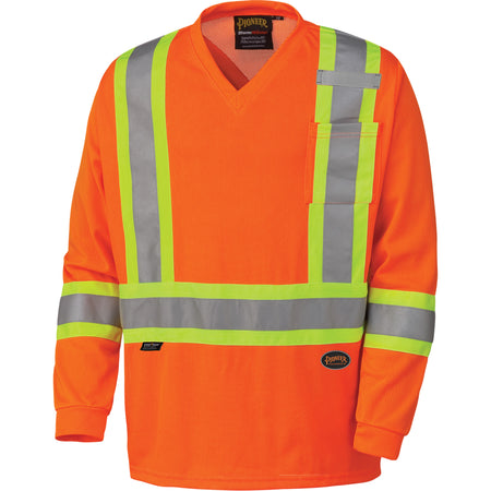 6984 Traffic Micro Mesh Long-Sleeved Safety Shirt - SHH627