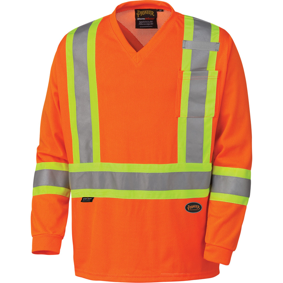 6984 Traffic Micro Mesh Long-Sleeved Safety Shirt - SHH627