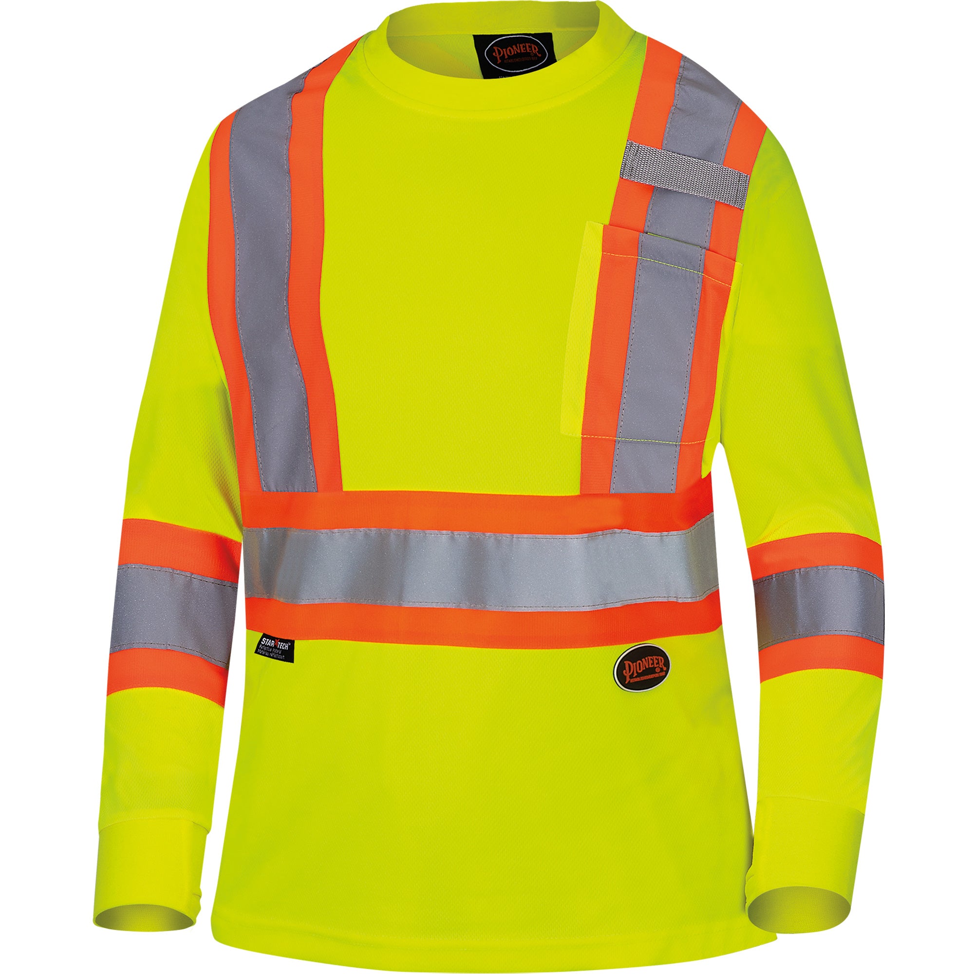 6969 Women's Bird's-Eye Long-Sleeved Safety Shirt - SHH681