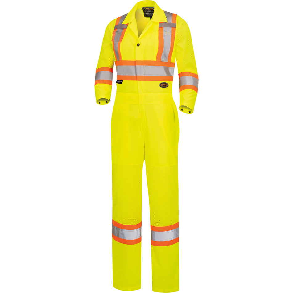 5999AW Women's High-Visibility Traffic Safety Coveralls - SHH854