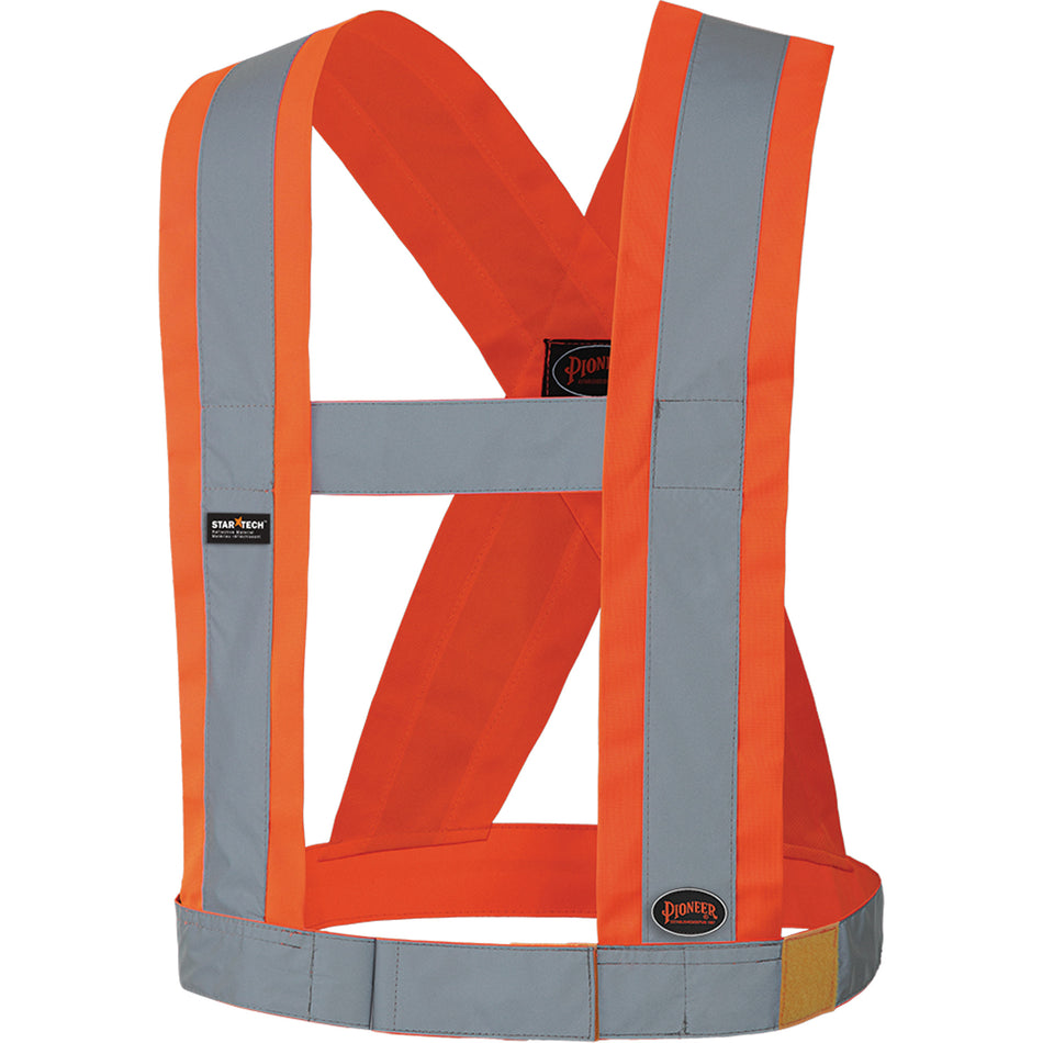 5491 High-Visibility 4"" Wide Adjustable Safety Sash - SHI029