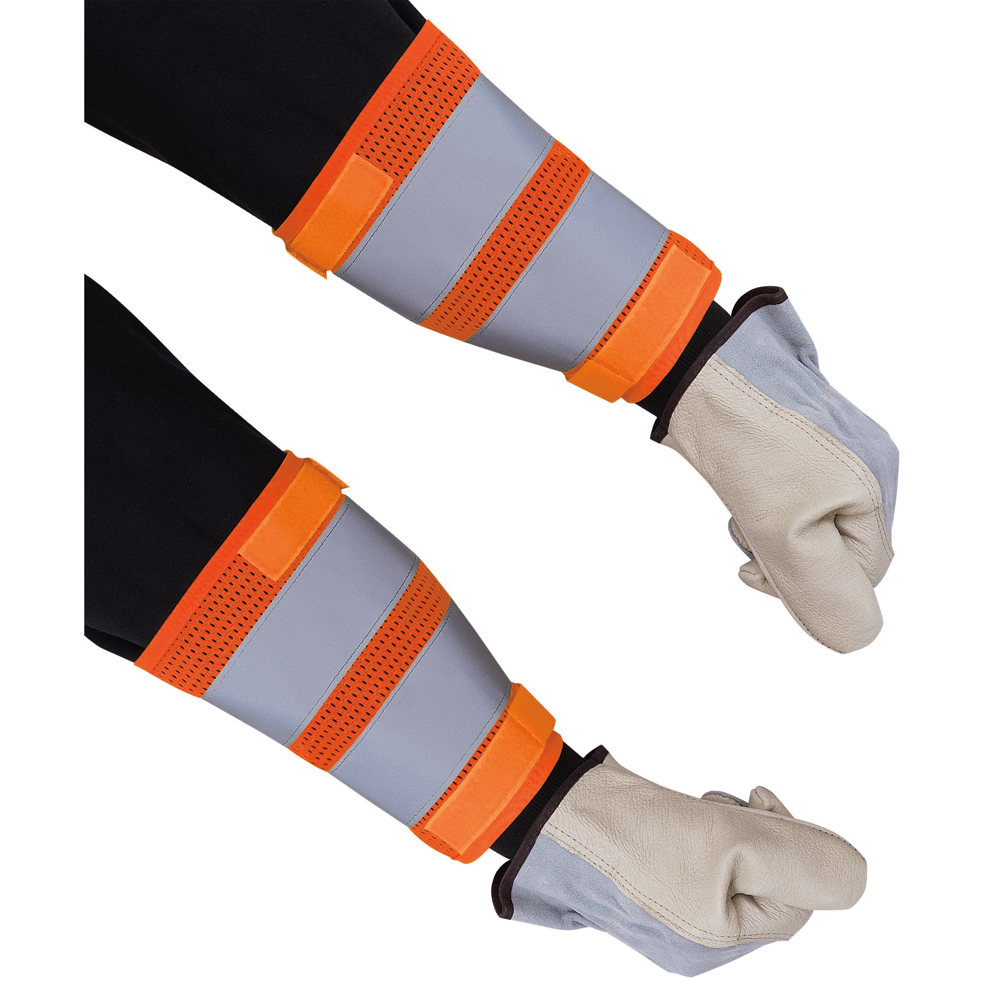 166A High-Visibility Orange 8"" Traffic Cuffs - SHI037