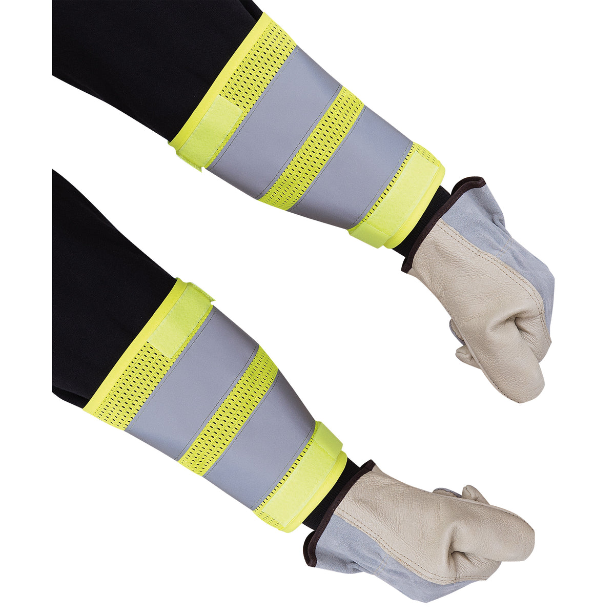 164A High-Visibility Yellow 8"" Traffic Cuffs - SHI038