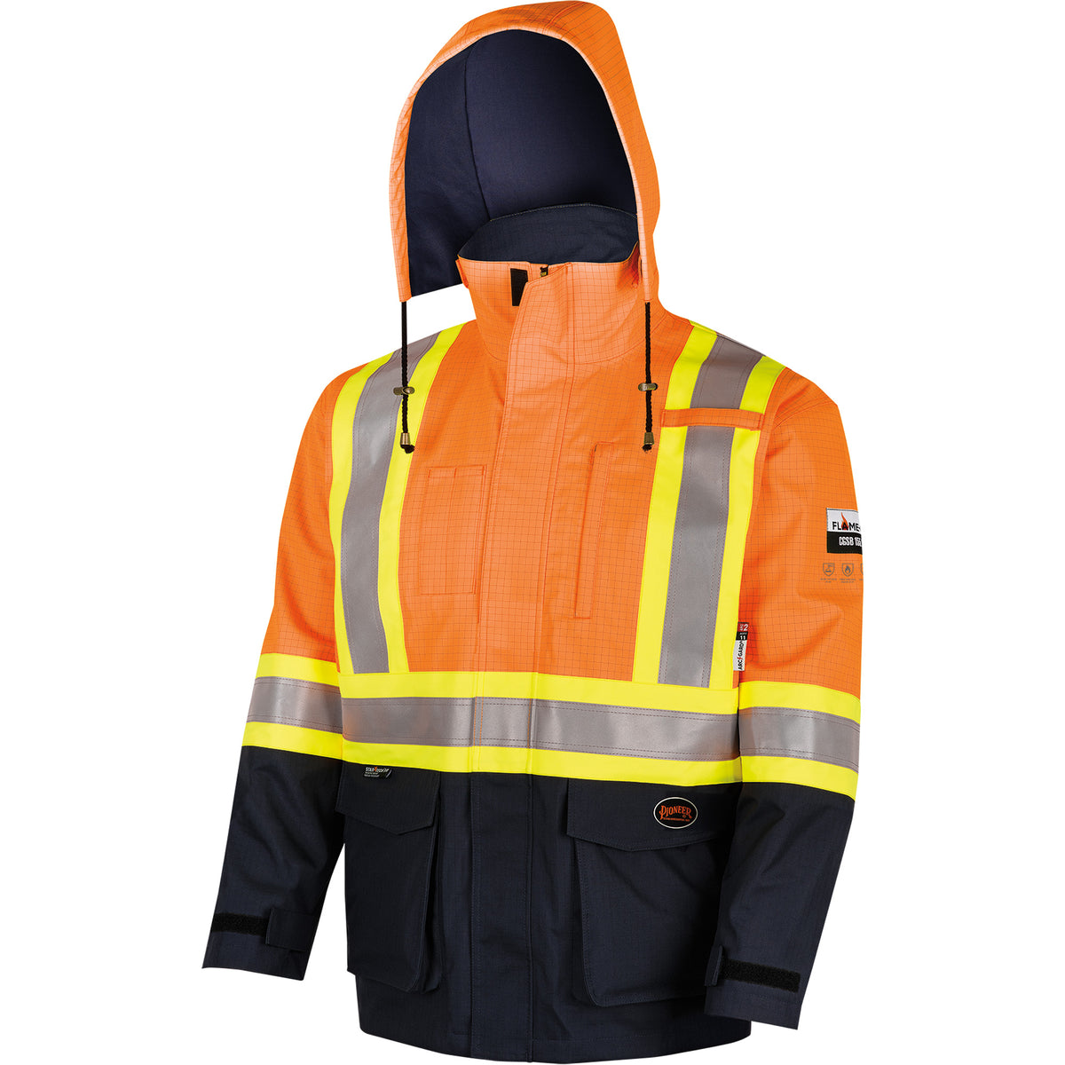 4484 Defender® FR/Arc/Antistatic Trilaminate Safety Jacket - SHI090