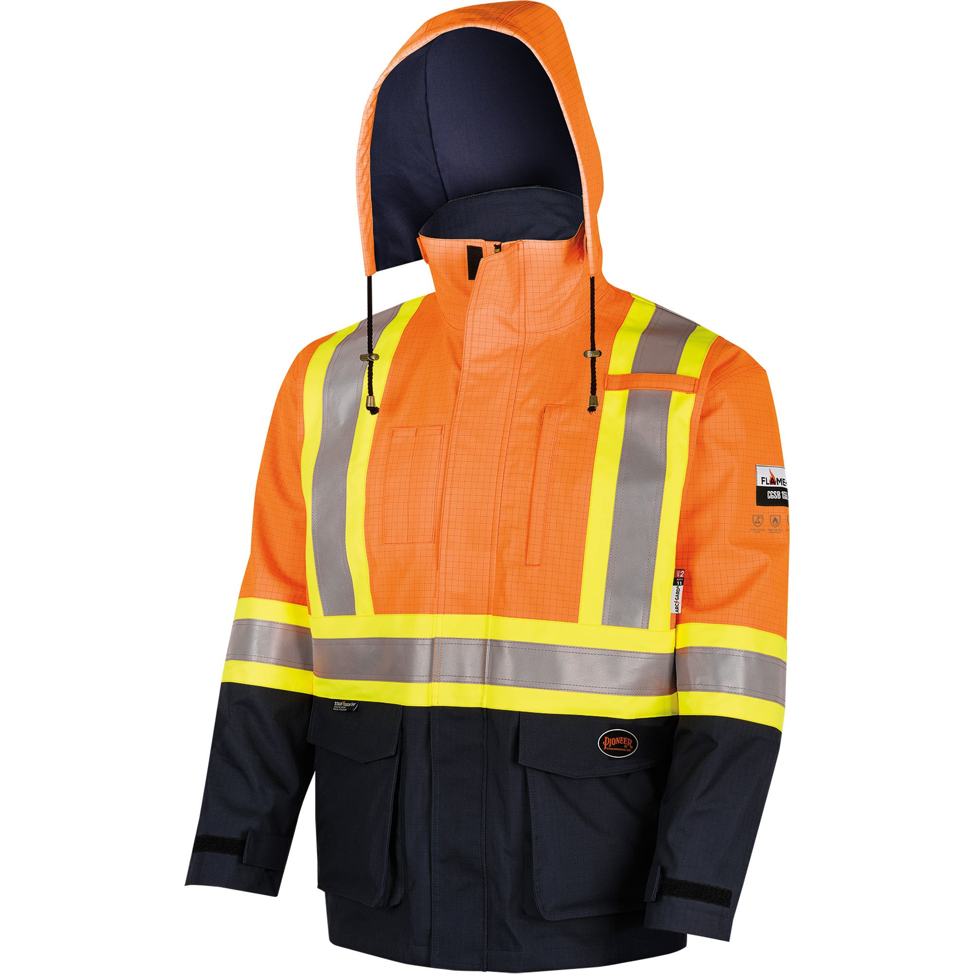 4484 Defender® FR/Arc/Antistatic Trilaminate Safety Jacket - SHI090