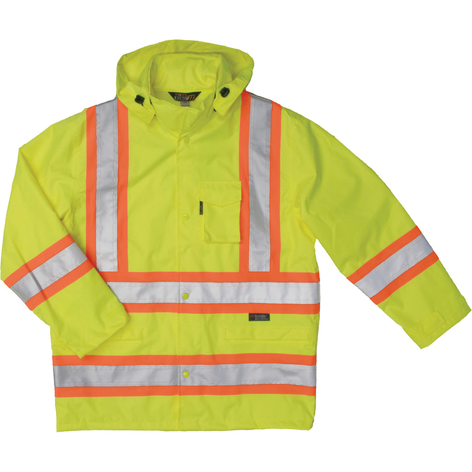 Ripstop Safety Rain Jacket - SHI923