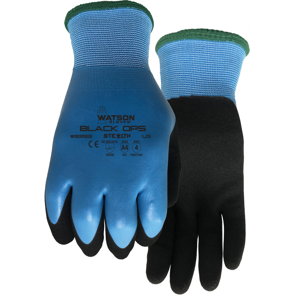 Stealth Black Ops Water-Resistant Gloves - SHJ442