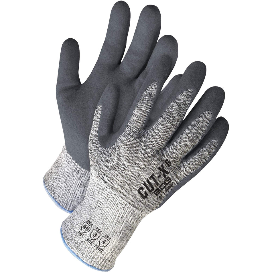 Cut-X® Gloves with Elastic Knit Wrist & Hemmed Cuff - SHJ828