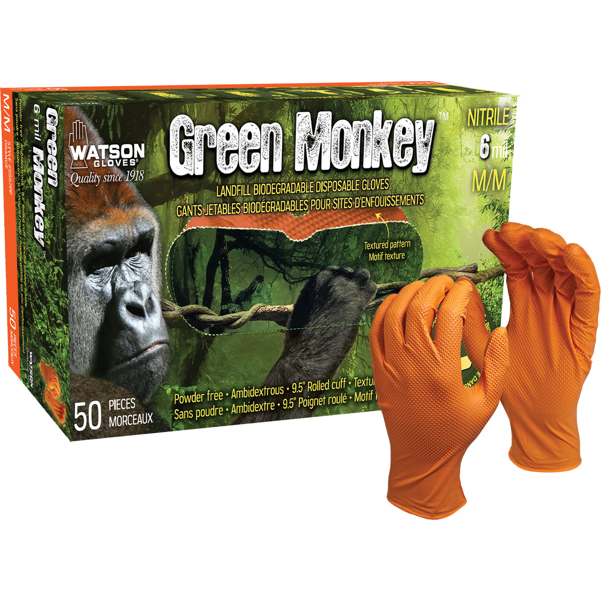 Green Monkey™ Disposable Gloves - SHJ869