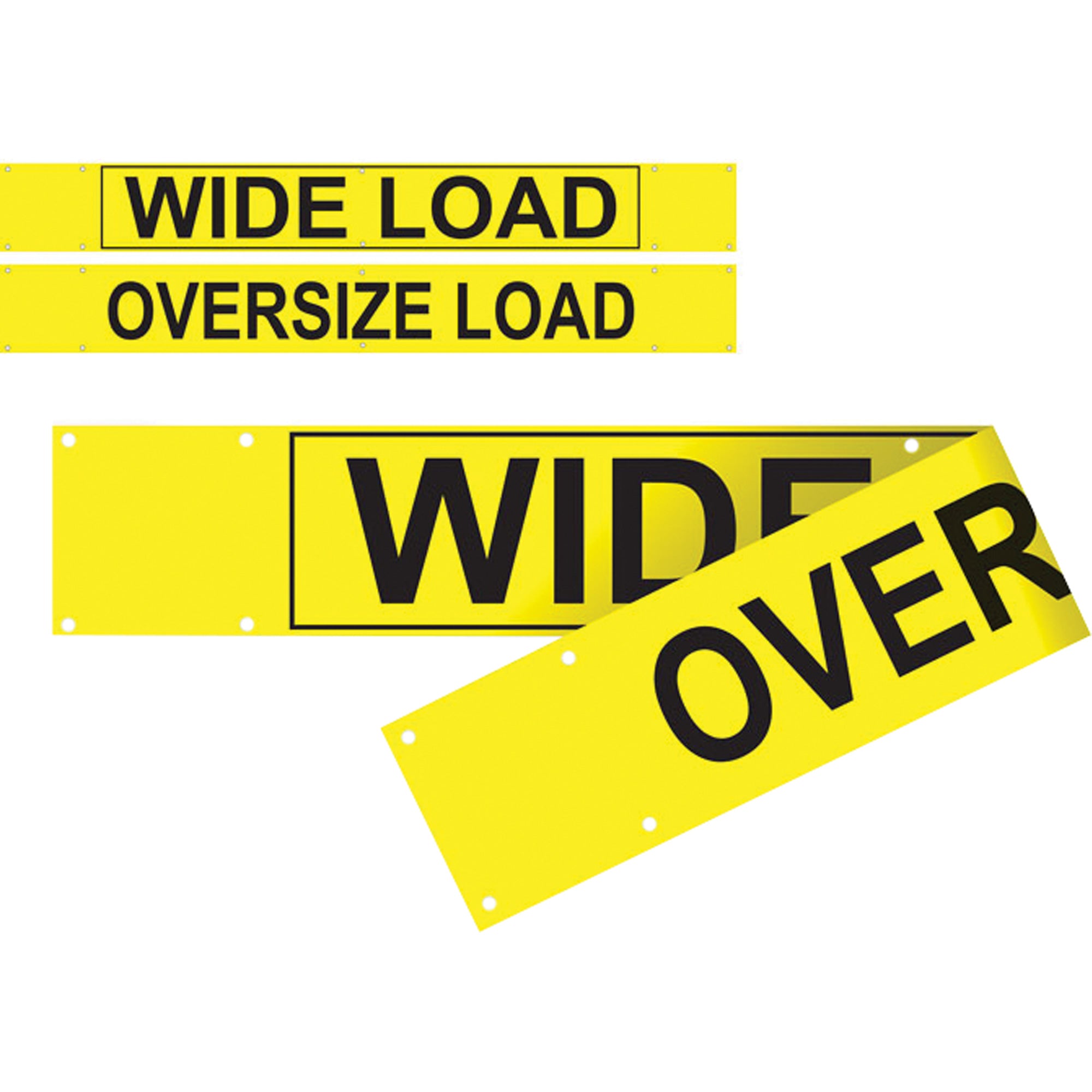Double Sided Wide Load/Oversized Load Banner - SHK190