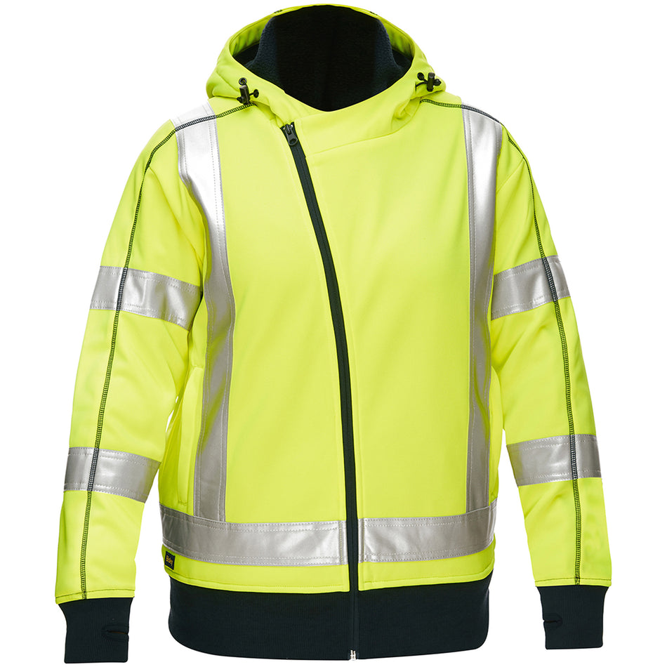 Bisley® X-Back Women's Contoured Full Zip Hooded Sweatshirt with Sherpa Lining - SHK445