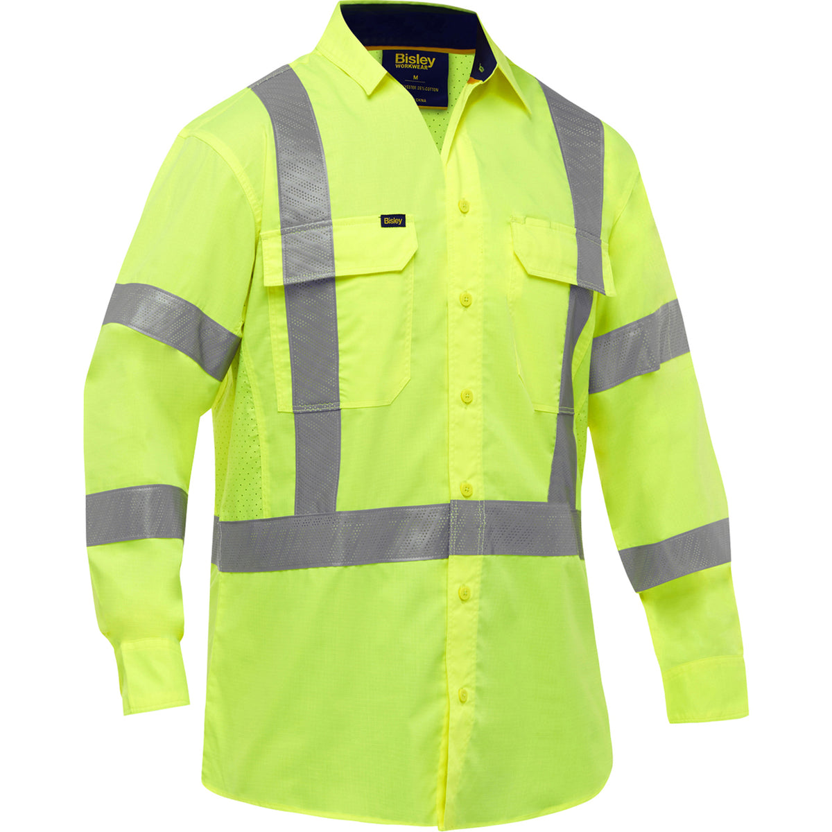 Bisley® X-Back Long Sleeve Work Shirt with X-Airflow™ - SHK498