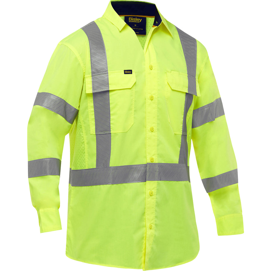 Bisley® X-Back Long Sleeve Work Shirt with X-Airflow™ - SHK498
