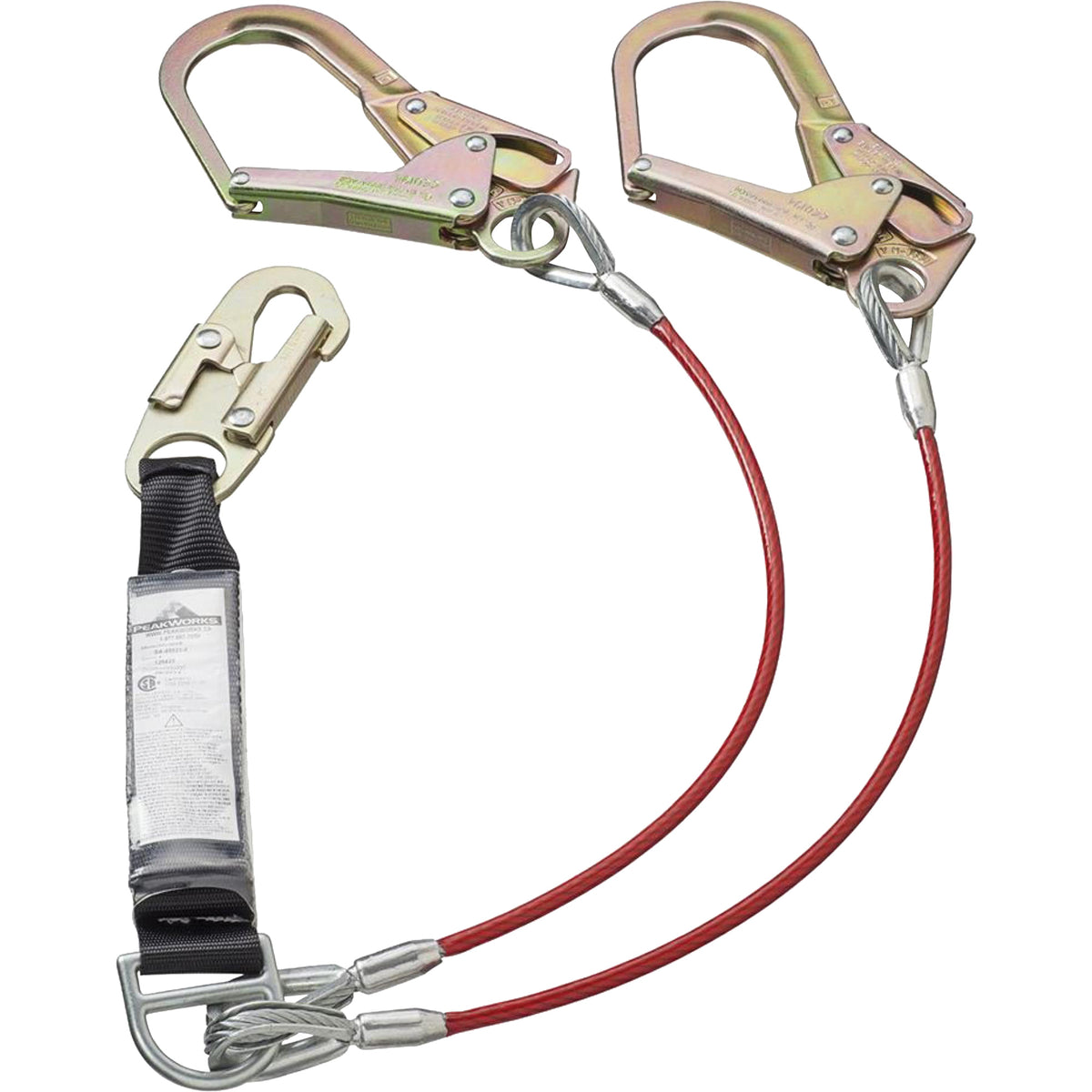 SA-55522-4 PVC-Coated Shock Absorbing Lanyard - SHK842