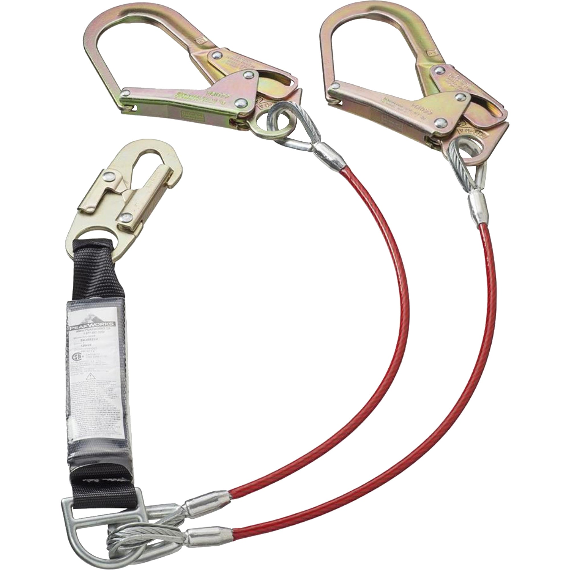 SA-55522-4 PVC-Coated Shock Absorbing Lanyard - SHK842