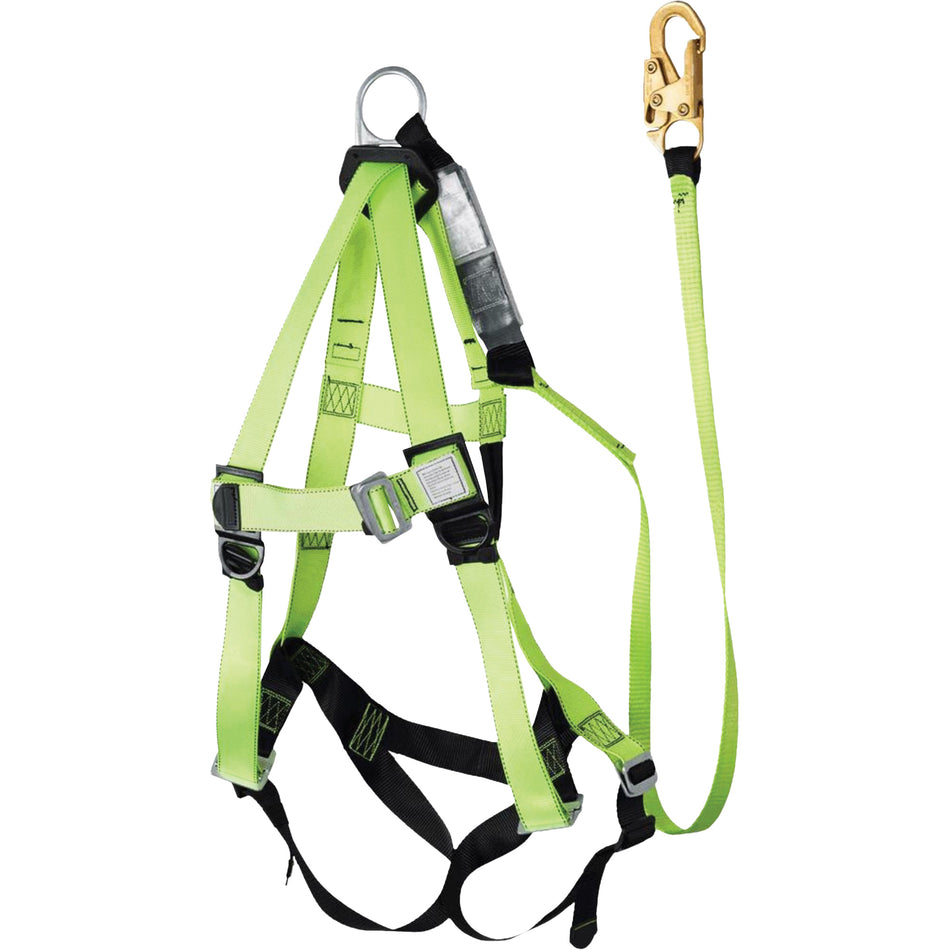 FBH-10000A6440-4 4' Class A Harness & Lanyard with 350 lbs. Capacity - SHK860