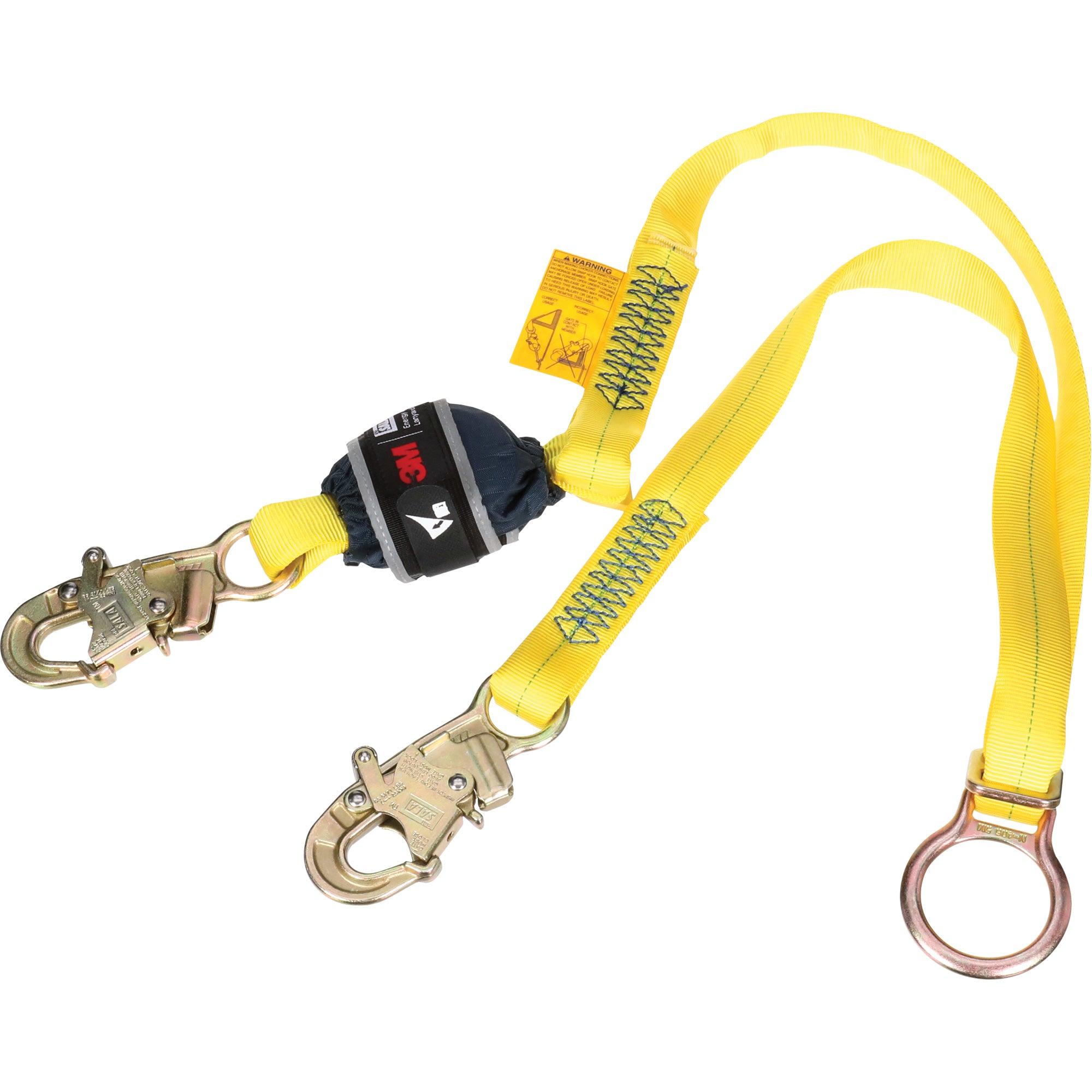 Tie-Back Web Shock-Absorbing Lanyard - SHK995