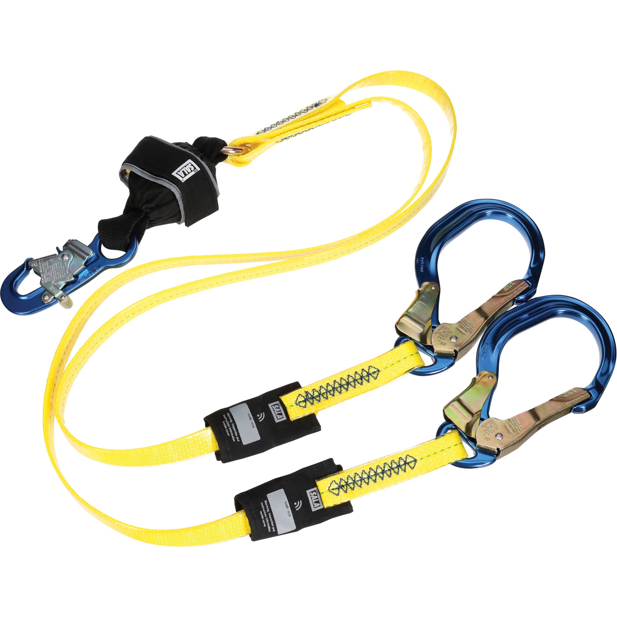 Twin-Leg Arc Flash Coated Web Shock-Absorbing Lanyard - SHL012
