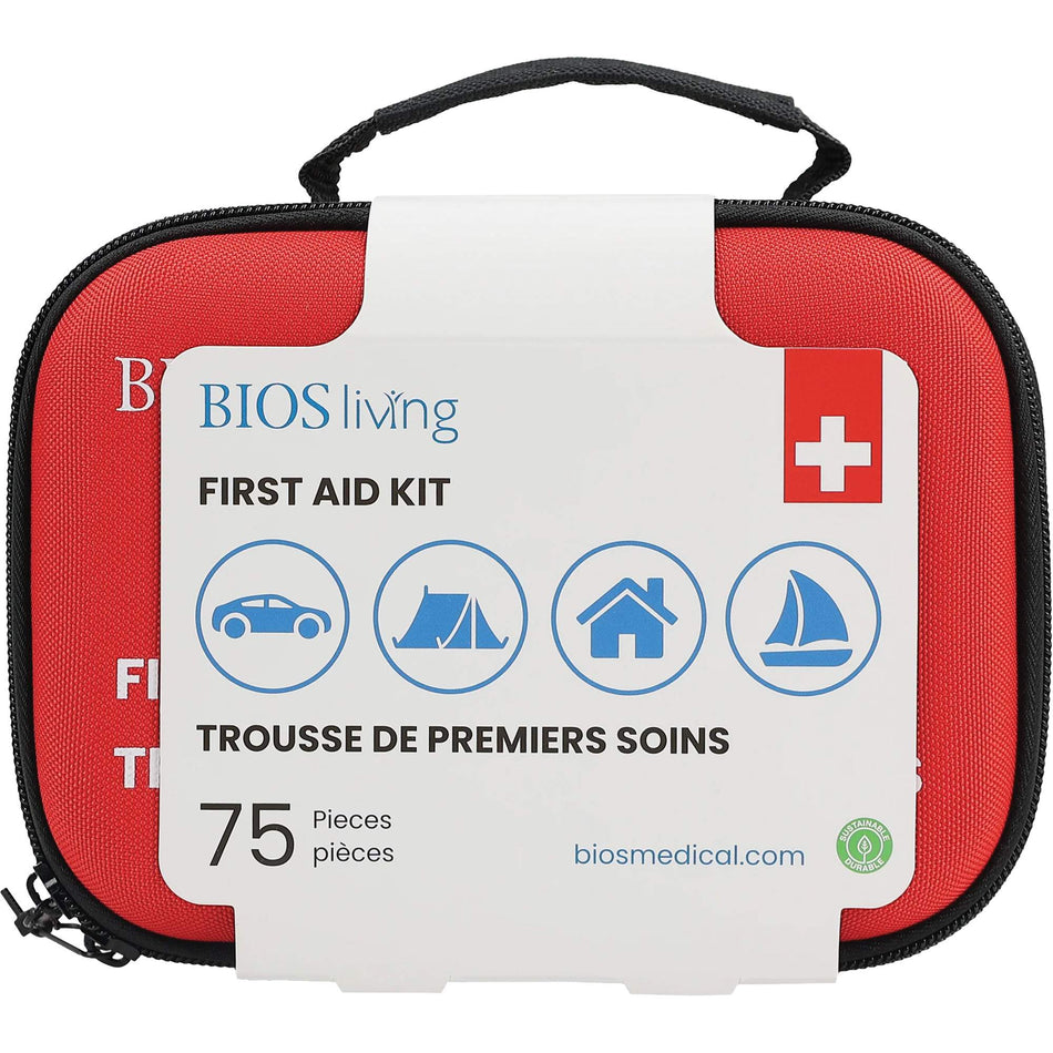 75-Piece Home & Travel First Aid Kit - SHL380