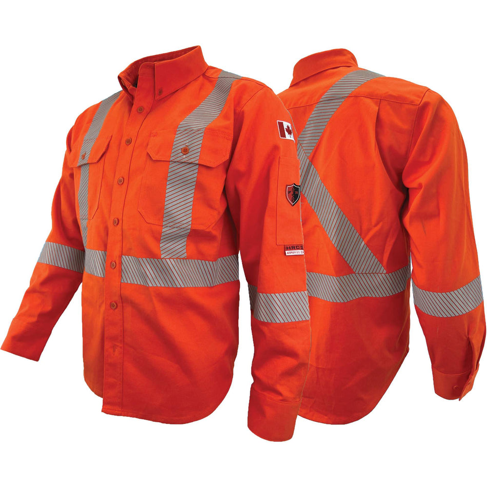 Atlas Guardian® FR/AR Work Shirts with 2"" Striping - SHL585