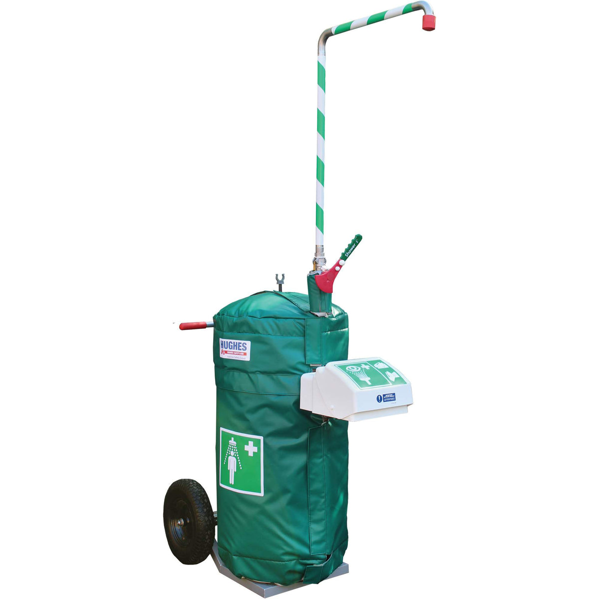 Insulated Mobile Self-Contained Emergency Safety Shower with Eye and Face Wash - SHL789