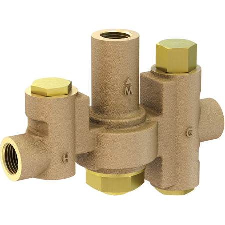 Mid-Capacity Thermostatic Mixing Valve for Individual Eye/Face Wash Stations - SHL793