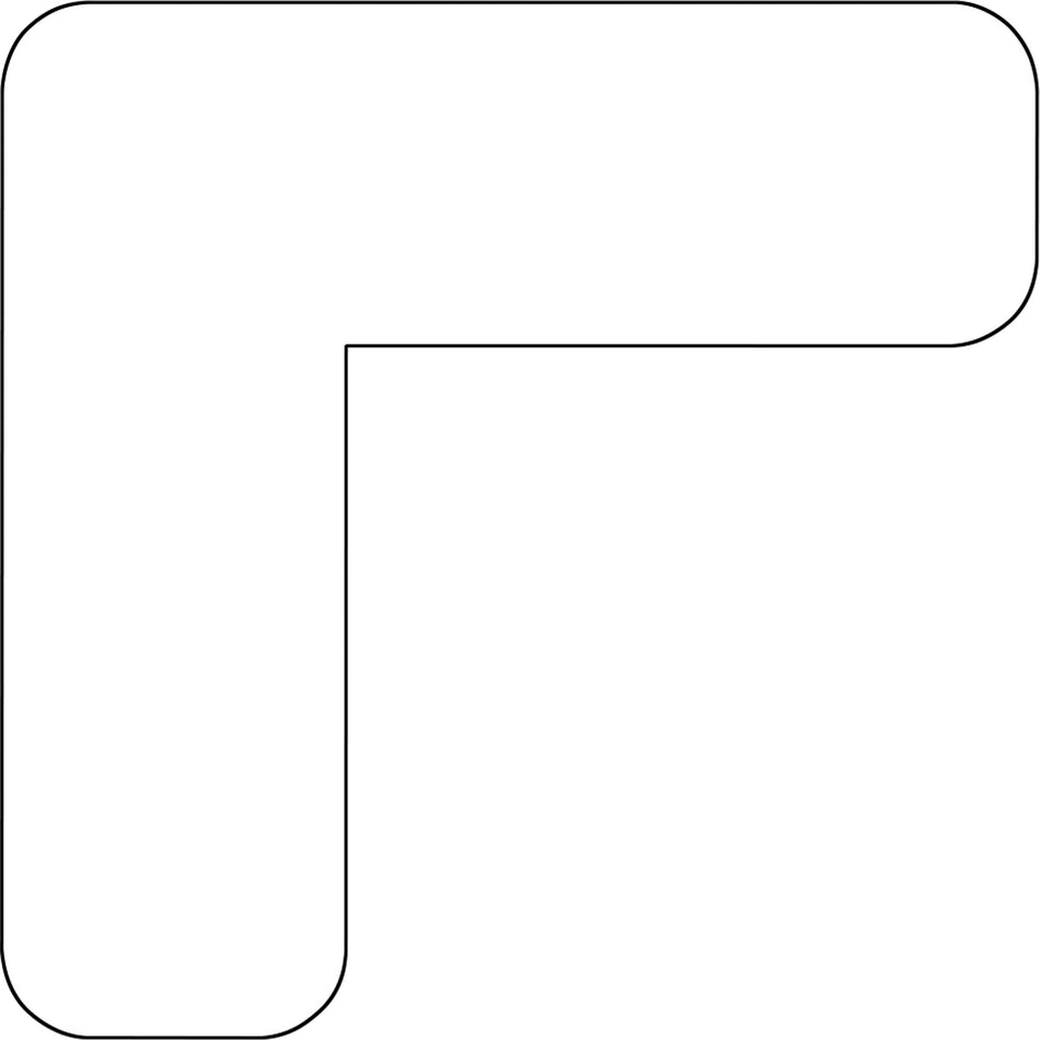 Durastripe Xtreme 90-Degree Angle for Rounded Corners - SHL871