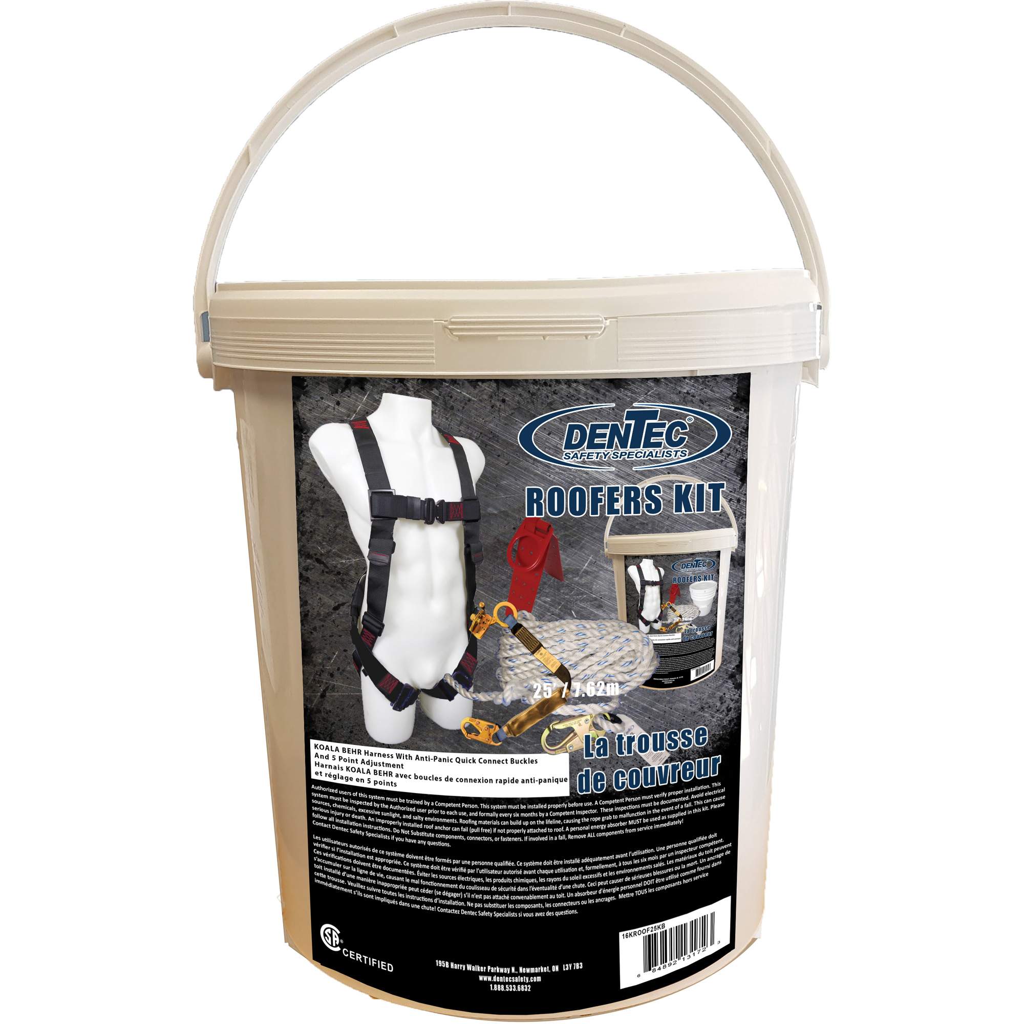 Koala Behr Roofer's Kit with 25' Rope - SHM055