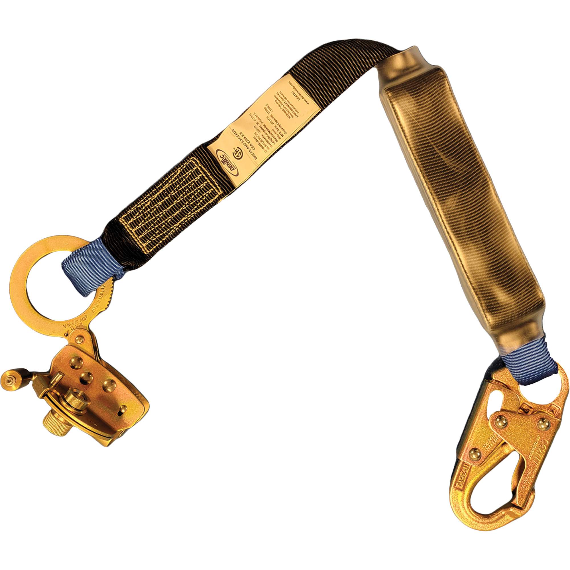 Trailing Rope Grab with Attached Shock Pack Lanyard - SHM062