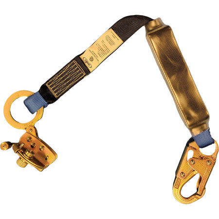 Trailing Rope Grab with Attached Shock Pack Lanyard - SHM062