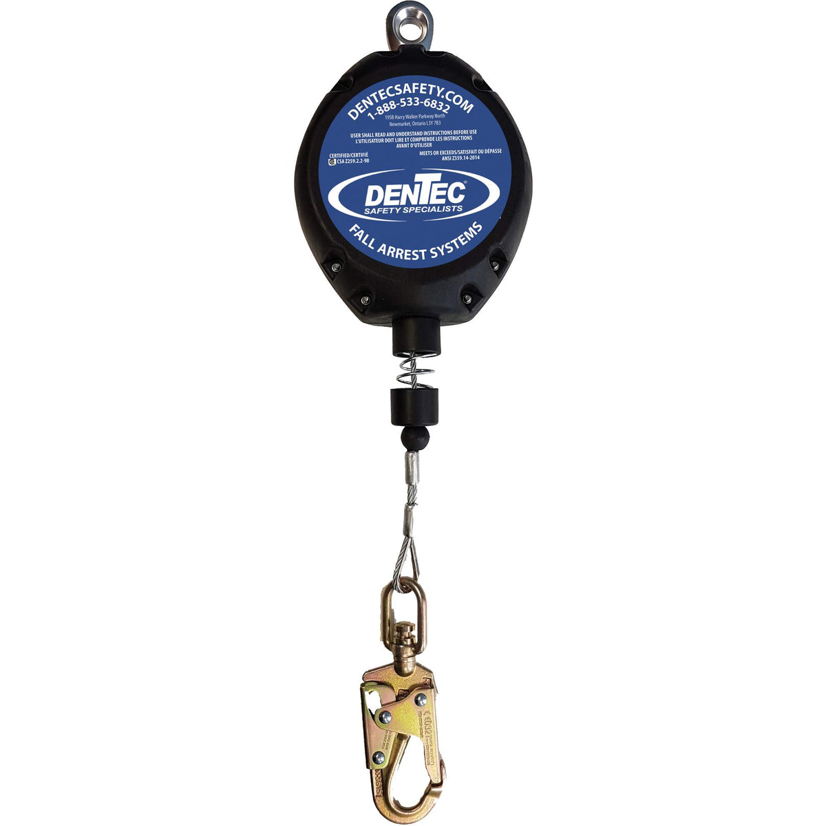 Cable Self Retracting Lanyard with Composite Housing - SHM073