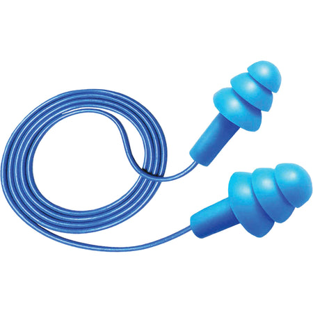 Hush™ 50-25 Reusable Metal Detectable Earplugs - SHM495