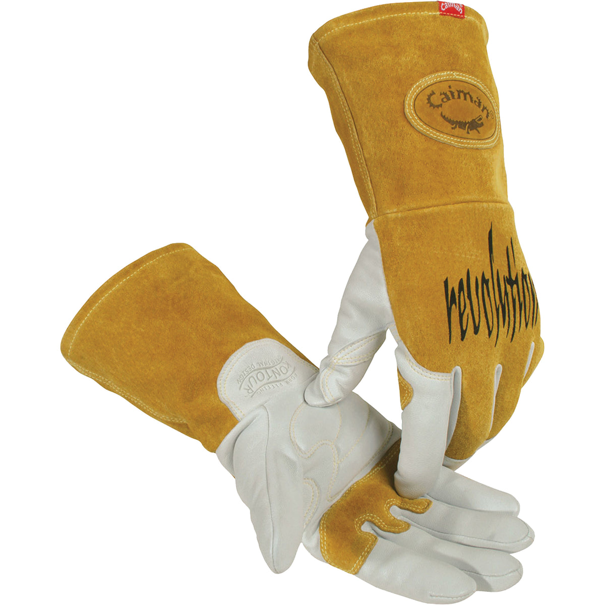 Caiman® Premium TIG/MIG Welder's Gloves with FR Insulated Split Cowhide Back - SHM533