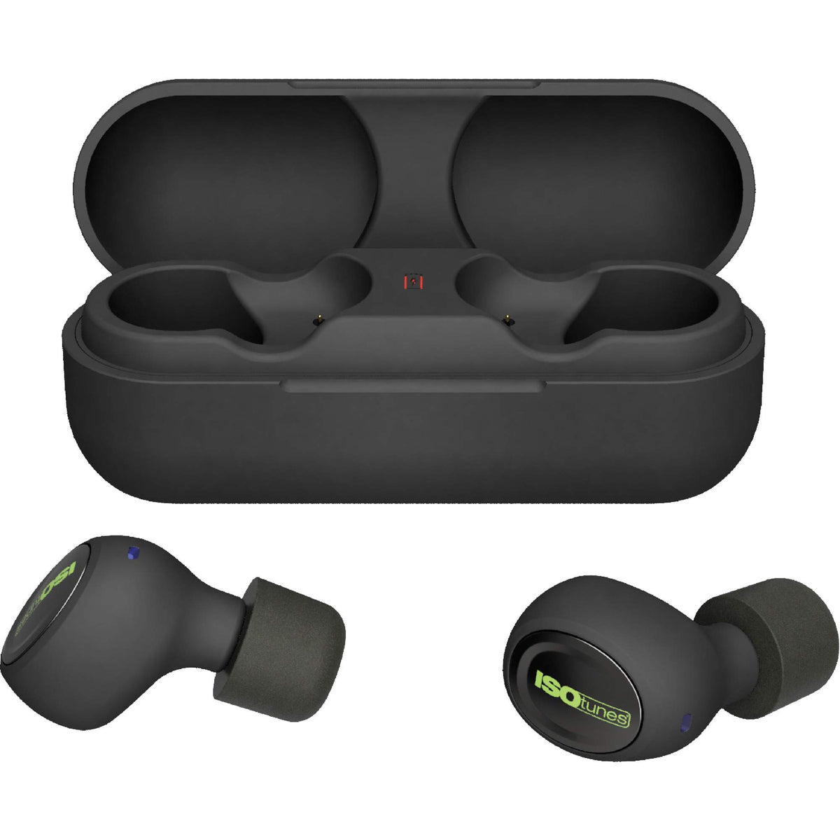 Matte Black Free 2.0 Wireless Bluetooth Earbuds - SHM728