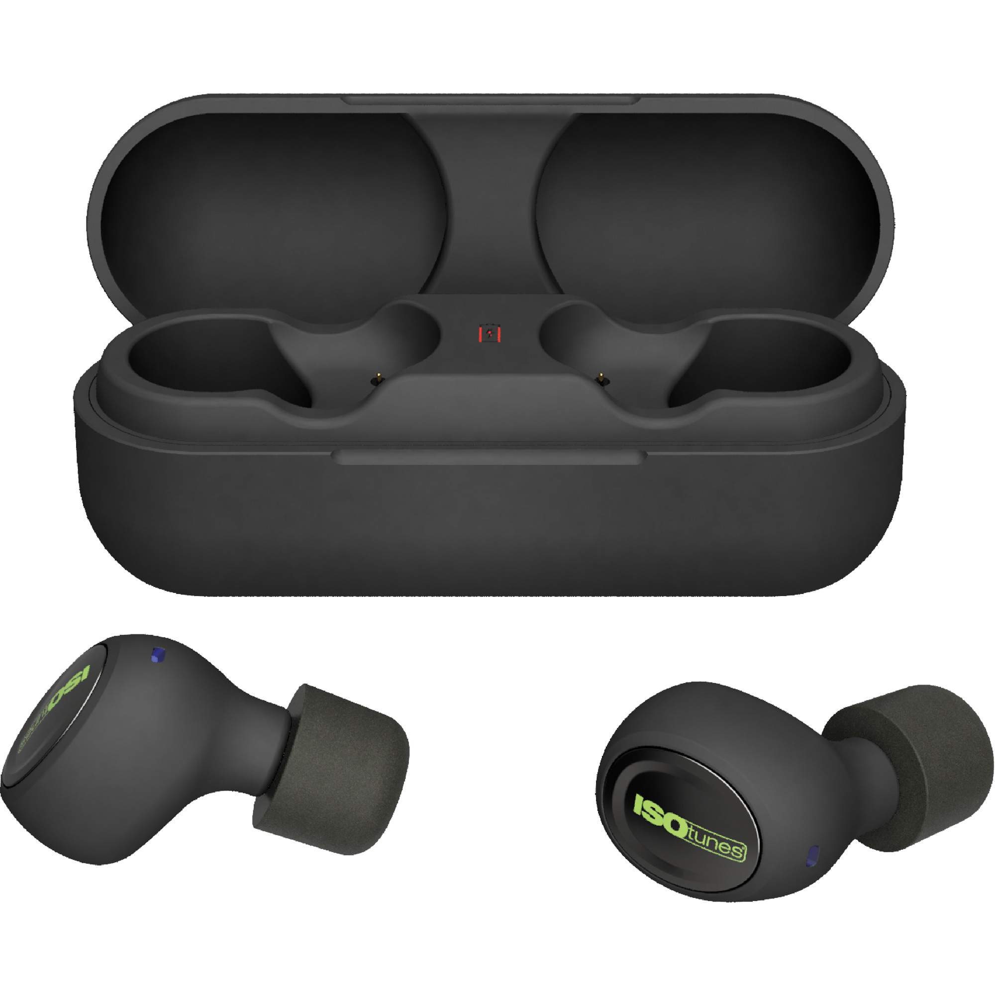 Matte Black Free 2.0 Wireless Bluetooth Earbuds - SHM728