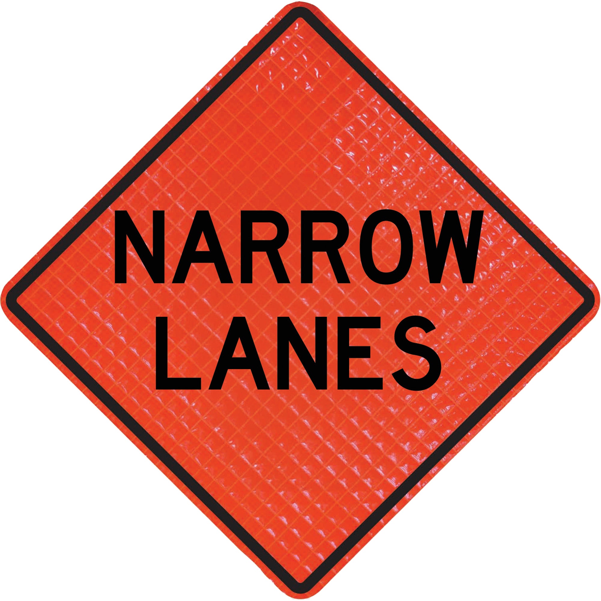 Quadra Flex Roll-Up Sign with Traffic Control Person Ahead Symbol - SHM961