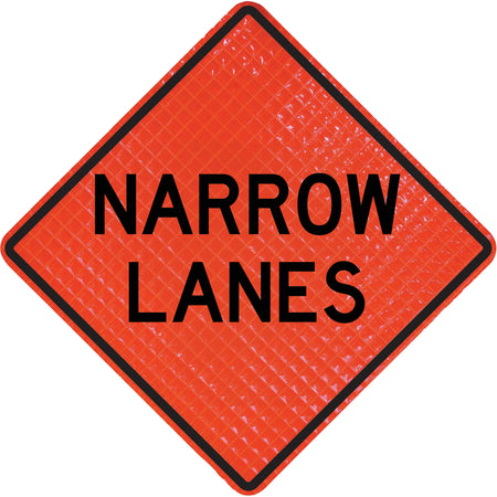 Quadra Flex Roll-Up Sign with Traffic Control Person Ahead Symbol - SHM961