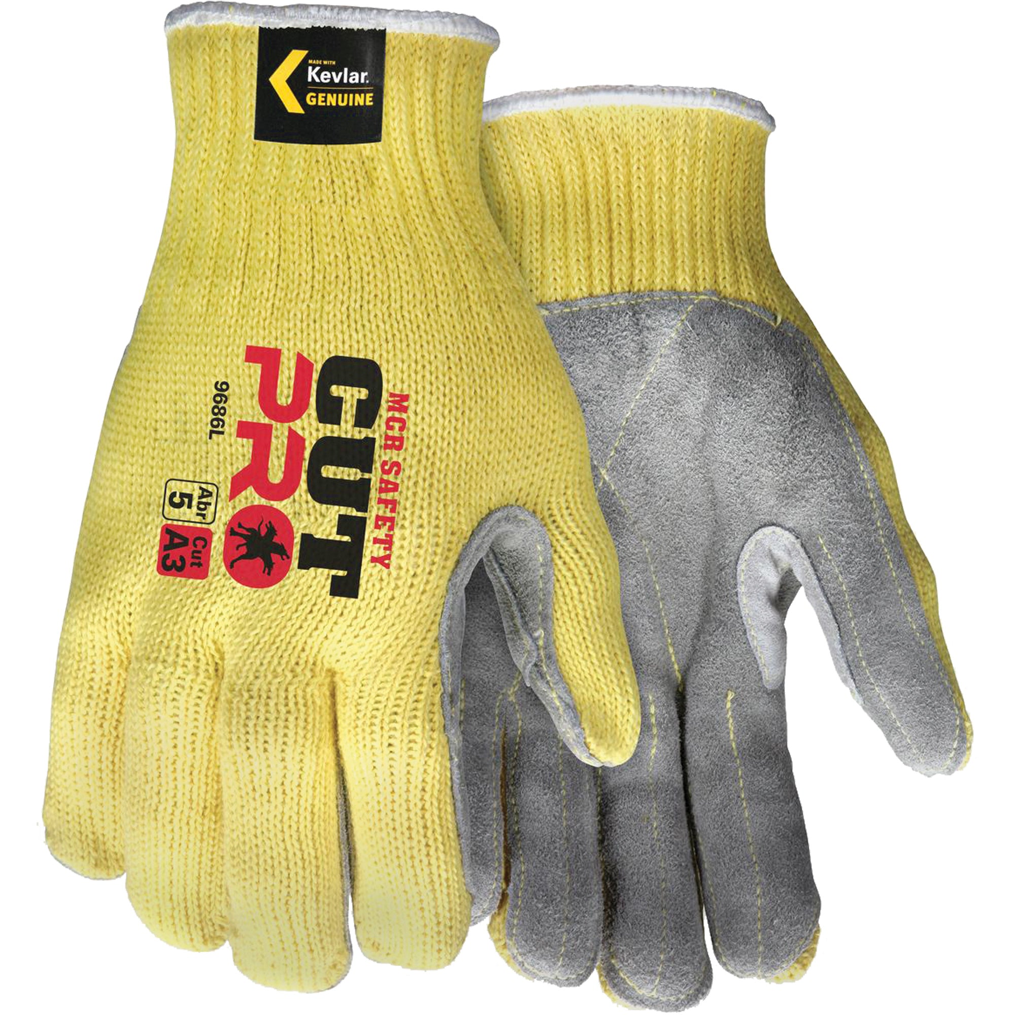 CutPro® Cut Resistant Work Gloves with Split Leather Palm - SHN335