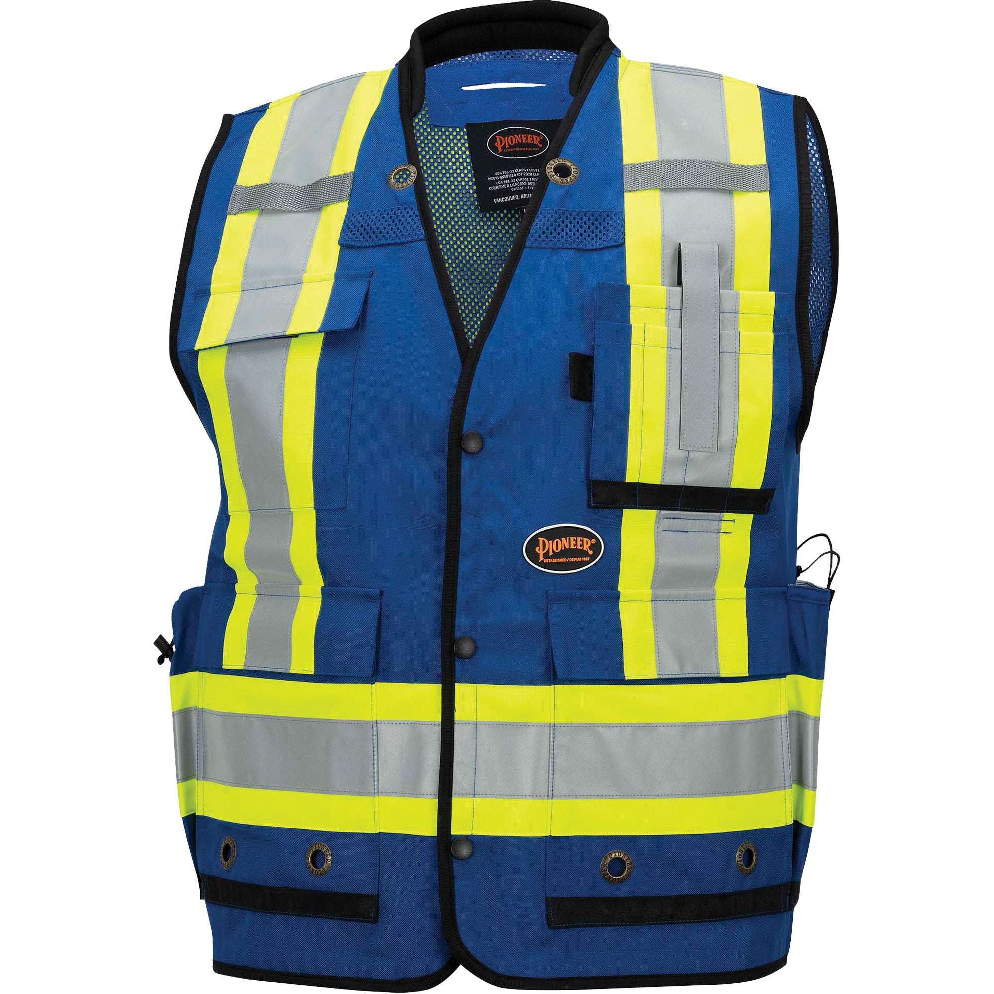 6681 High-Visibility Antimicrobial Mesh-Back Surveyor Vest - SHN904