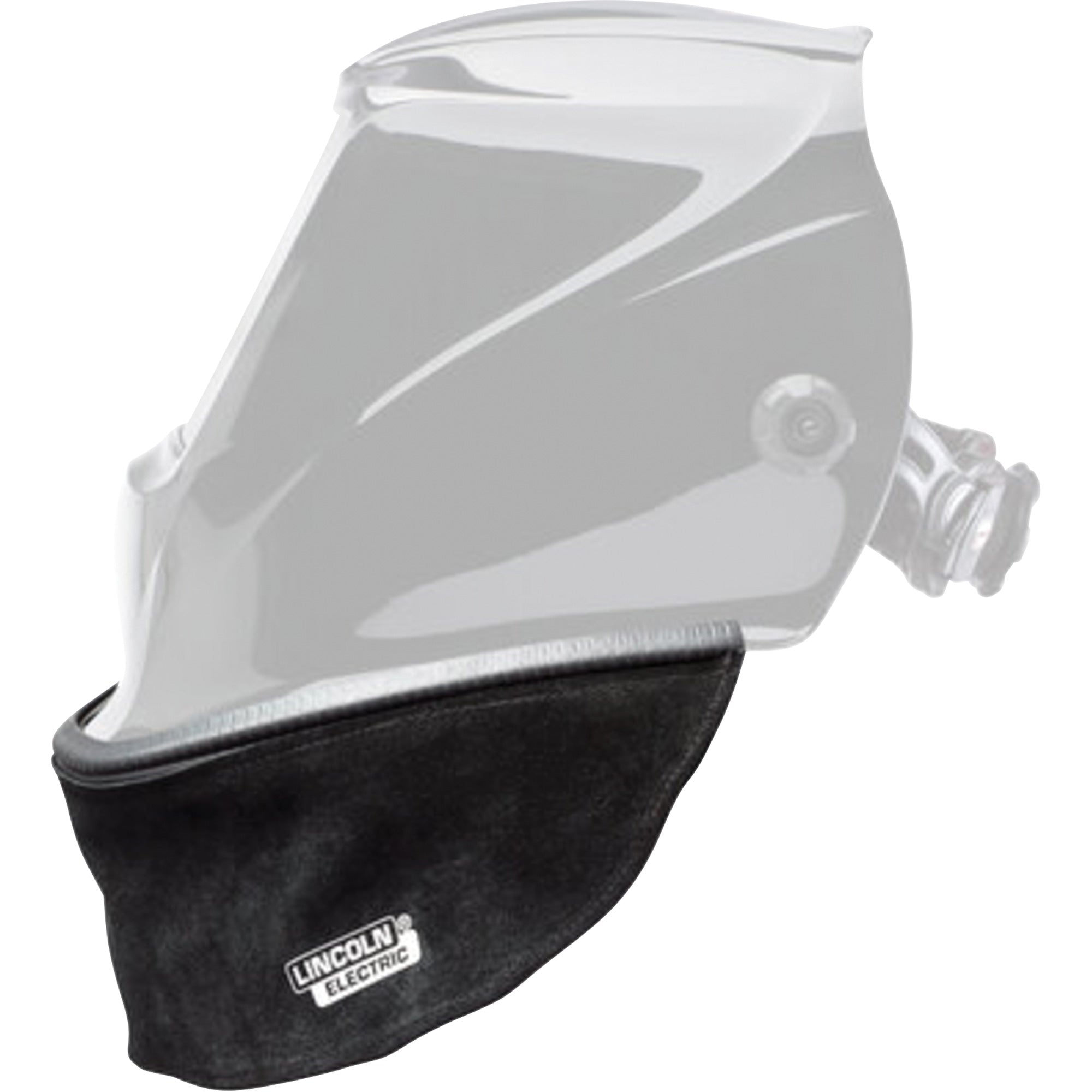 Split Leather Helmet Bib with Press Fit Seal - SHN995