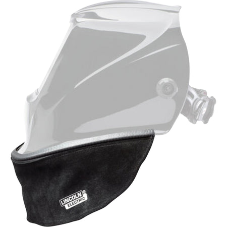 Split Leather Helmet Bib with Press Fit Seal - SHN995