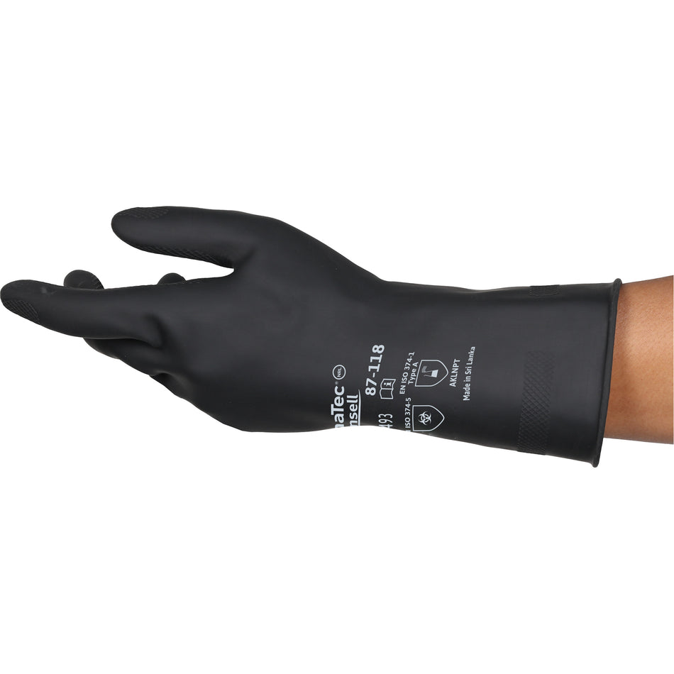 AlphaTec® 87-118 Chemical-Resistance Gloves - SHO140