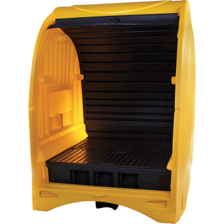 4-Drum Hard Cover Spill Pallet - SHO253