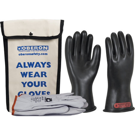 Class 0 Rubber Electrical Glove Kit - SHO333