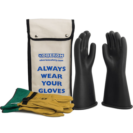 Class 1 Rubber Electrical Glove Kit - SHO337