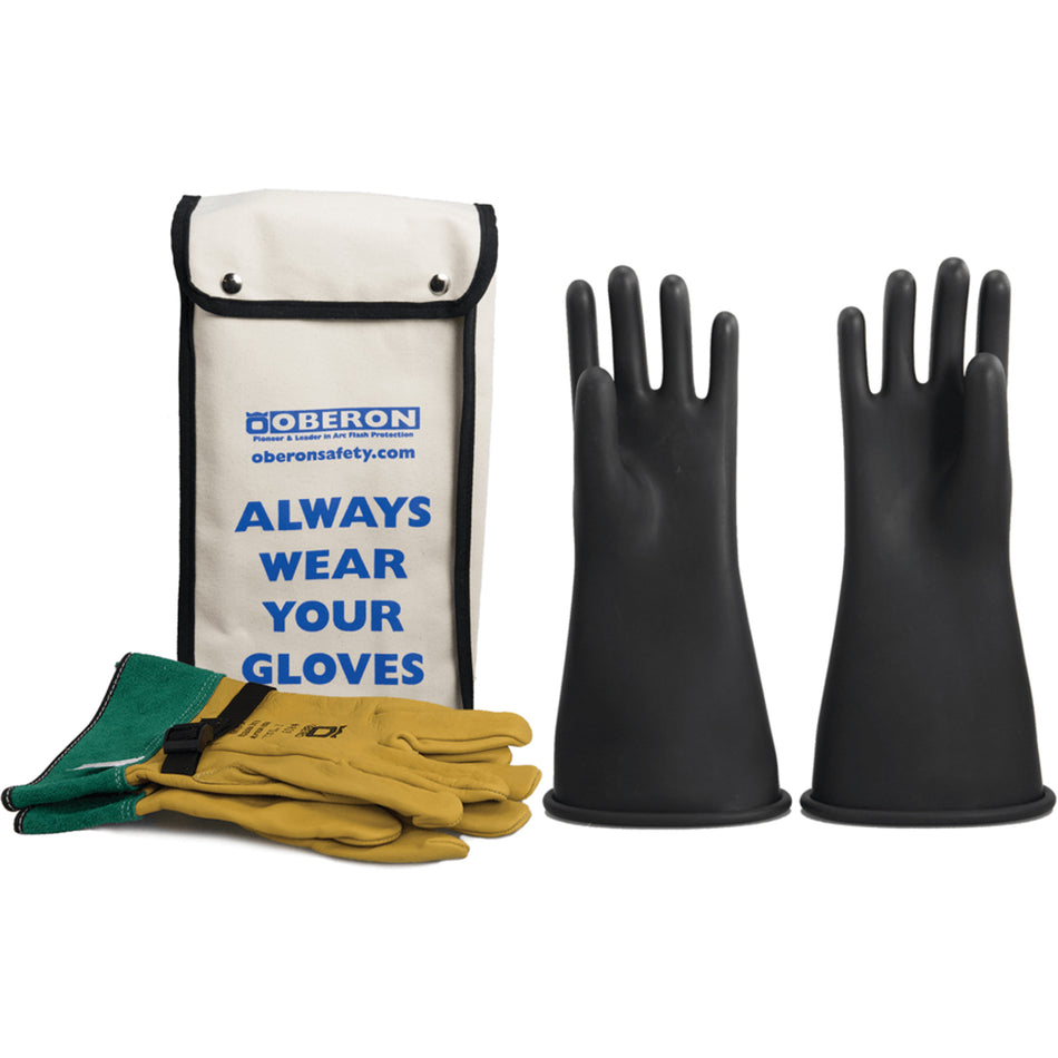 Class 2 Rubber Electrical Glove Kit - SHO341