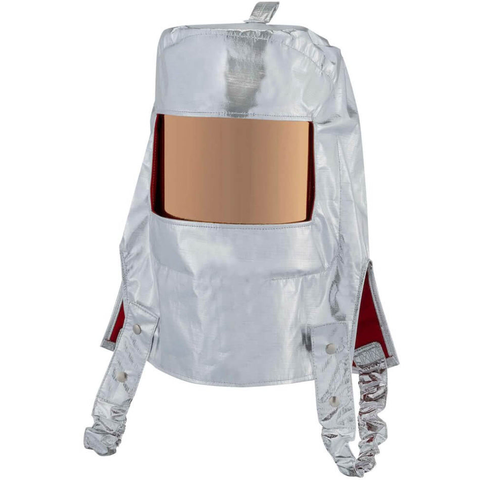 Heat Reflective Hood with Clear Gold Window - SHO348